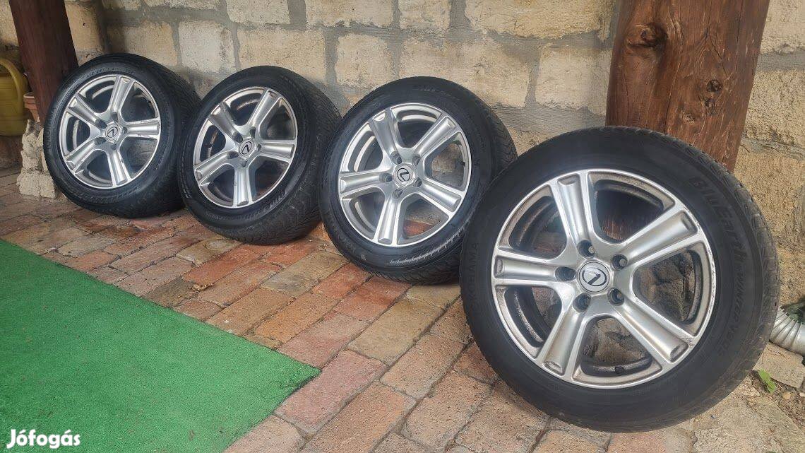 4db Könnyűfémfelni ,Yokohama 205/55/16 Gumiabroncs 5X114,3 Agy 60,1