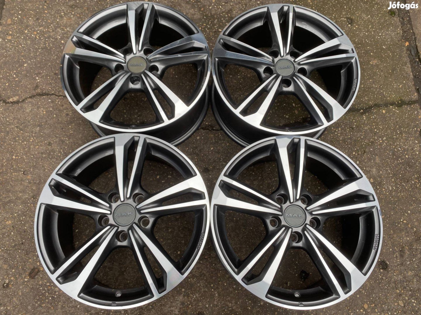 4db Mak 17" Opel alufelni. (3859)