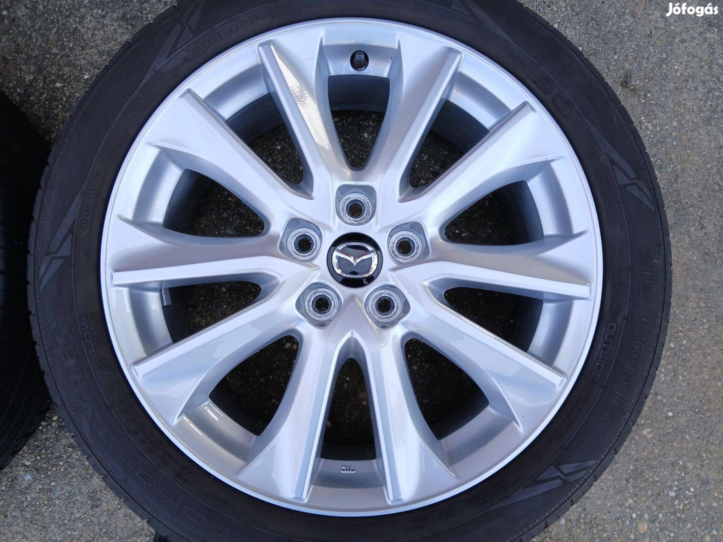 4db Mazda CX-3 CX3 18" alufelni felni újszerű nyári gumikkal 5x114.3