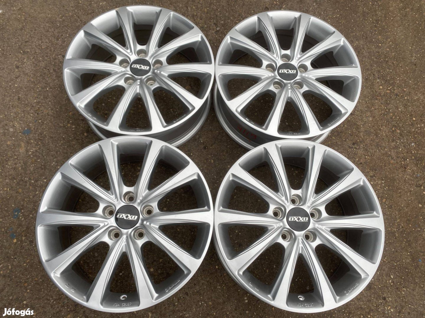 4db Oxxo 17 VW Skoda Seat alufelni. (4119)