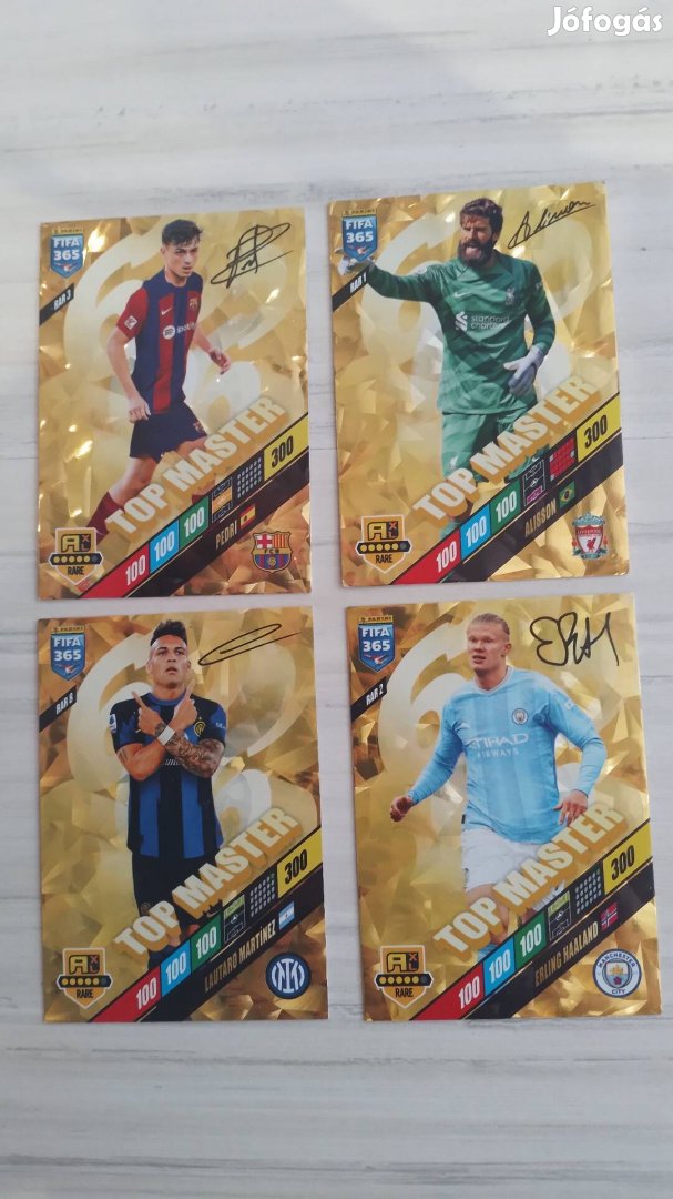 4db Panini Fifa365 2024 Top Master kártya