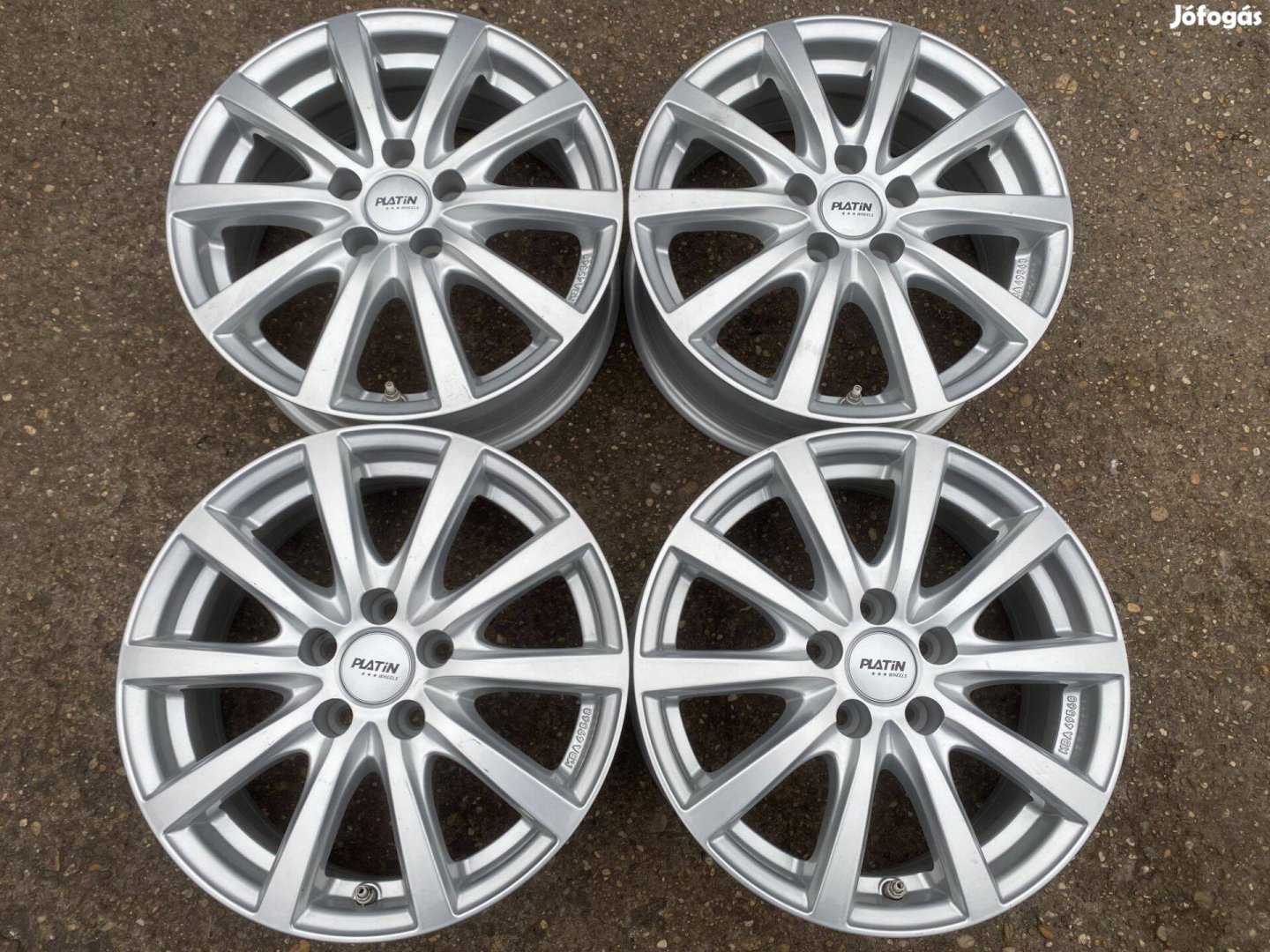 4db Platin 16" Opel Astra J - K alufelni. (4169)