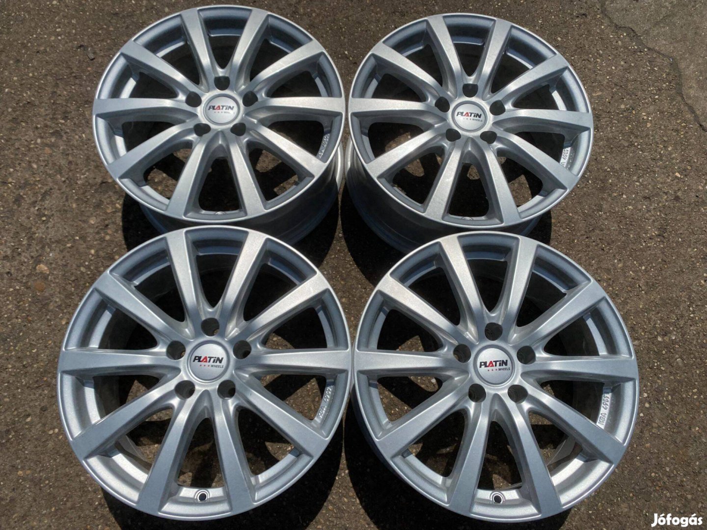4db Platin 17" VW - Audi alufelni. (3969)