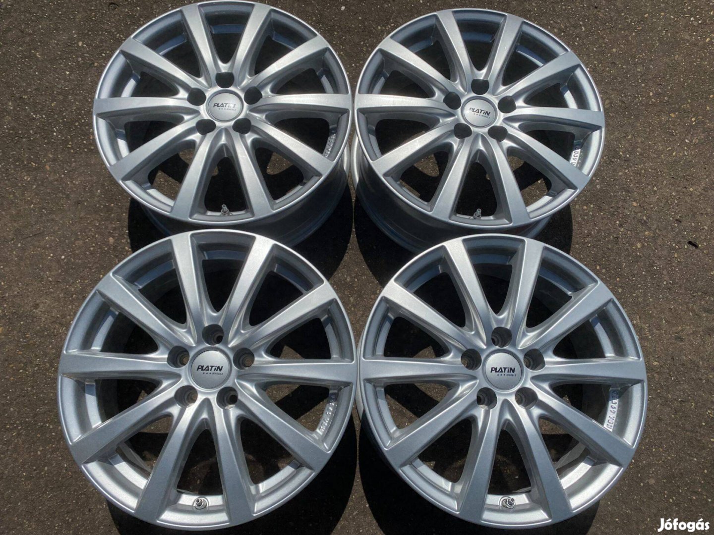 4db Platin 17" Volvo - Toyota - Opel alufelni. (3901)