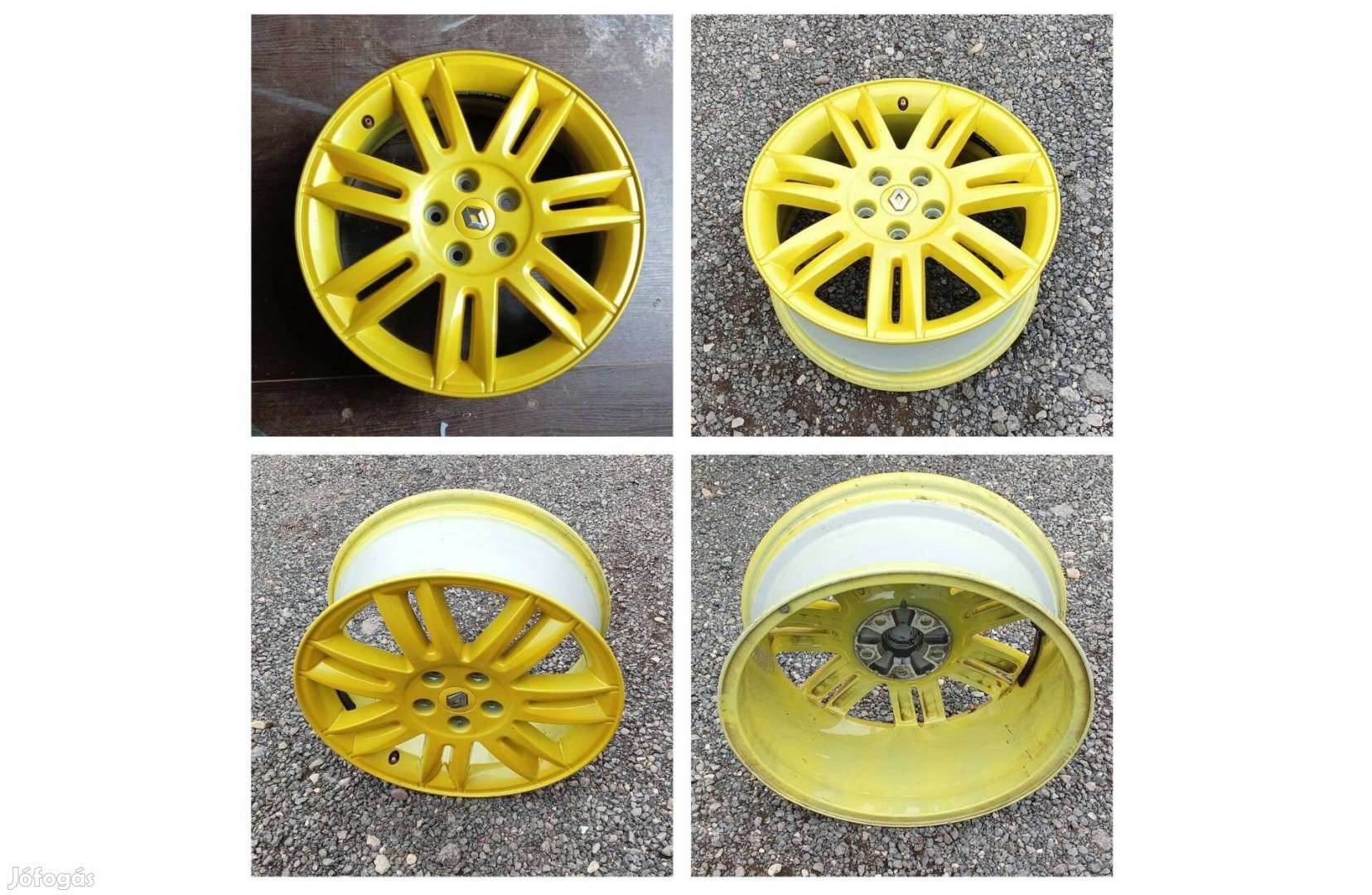 4db Renault gyári alufelni 5x108 7jx17 Espace Laguna citroen peugeot