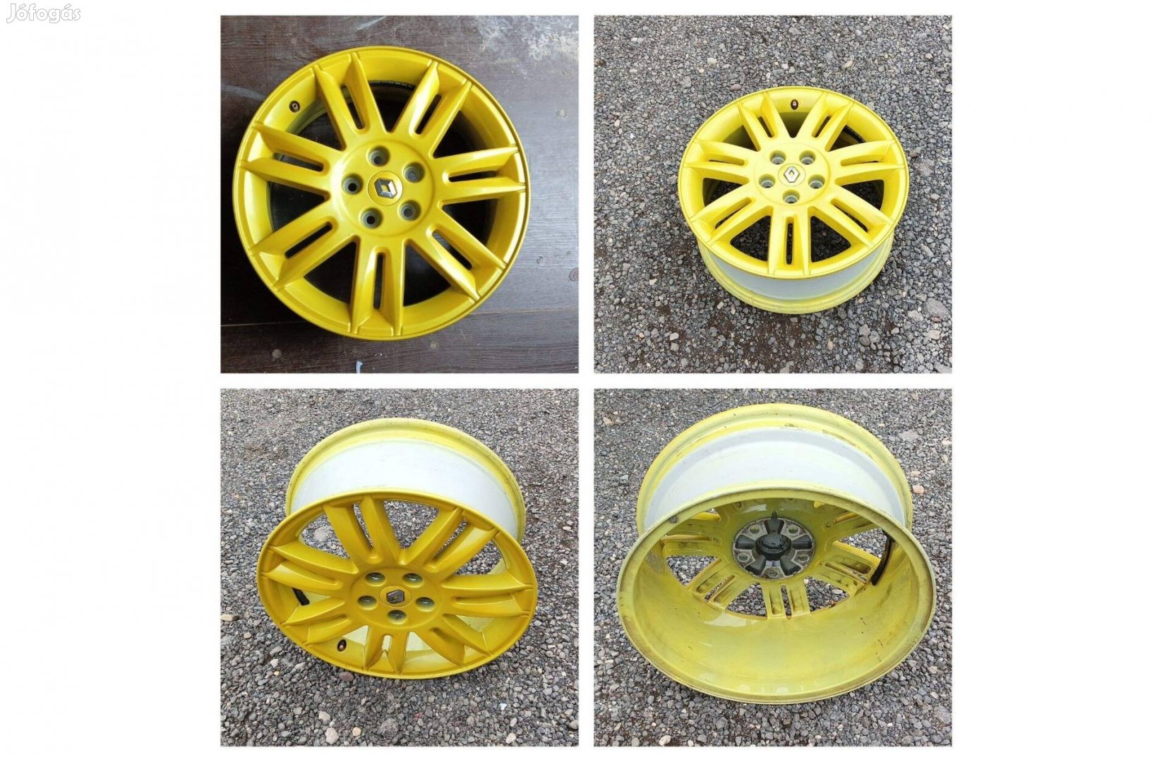 4db Renault gyári alufelni 5x108 7jx17 Espace Laguna citroen peugeot