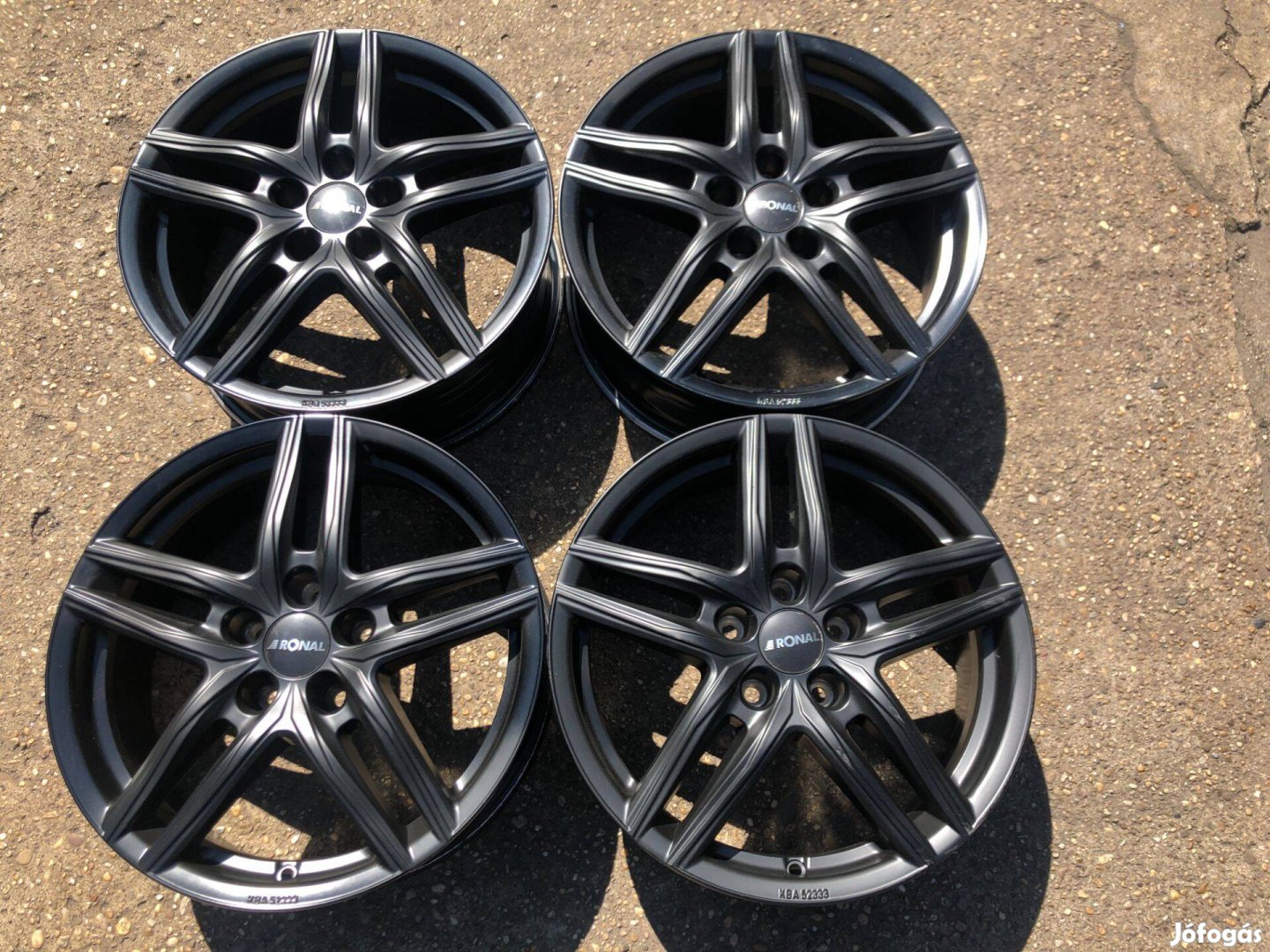 4db Ronal 16" Audi - Skoda - VW alufelni. (3945)