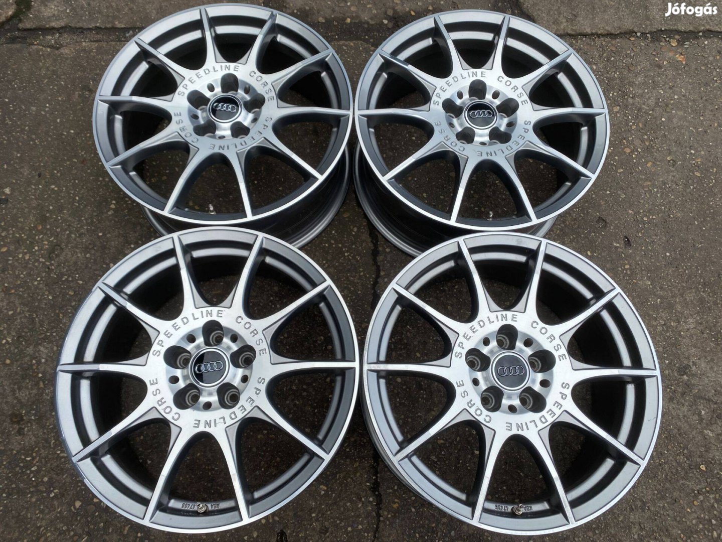 4db Ronal Speedline Corse 18" Audi alufelni. (3894)