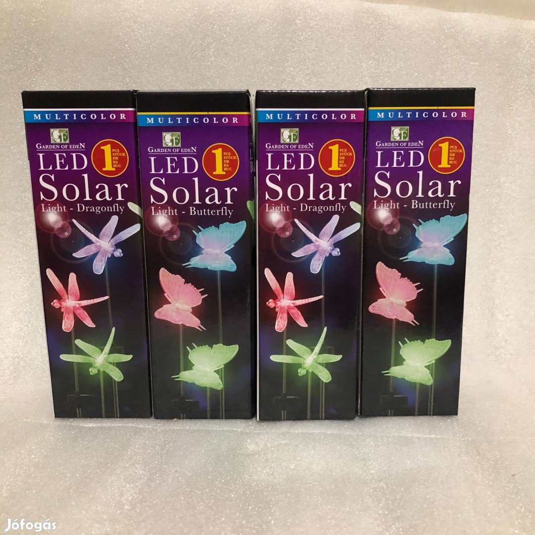 4db Szolár Kültéri leszúrható napelemes solar lámpa RGB