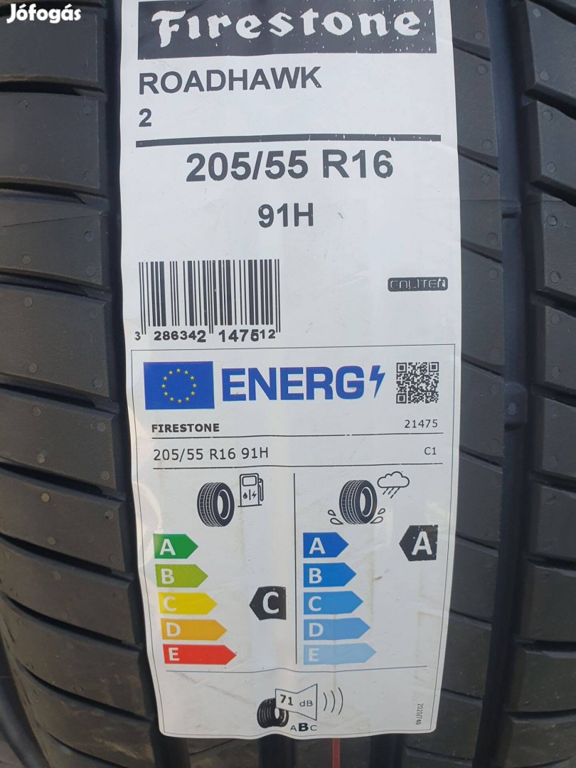 4db Új Firestone Roadhawk 2 205/55 R16 91H nyári gumi