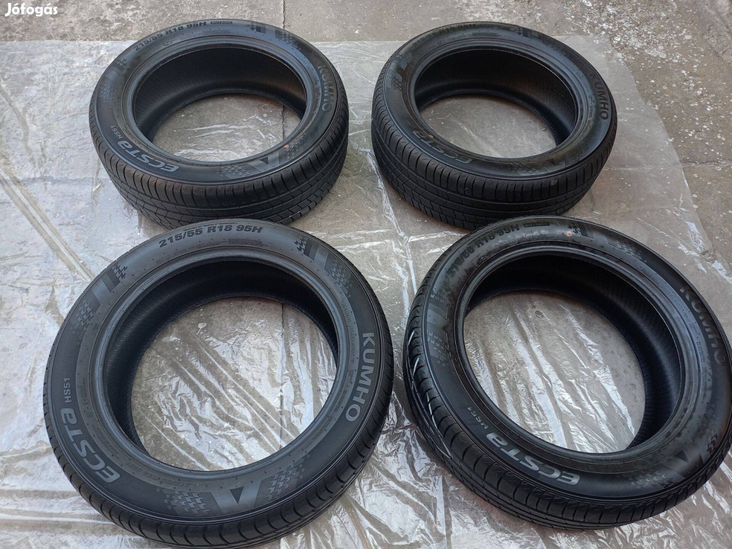 4db Új Kumho Ecsta-HS51 215*55 R18 95H - Nyári Abroncs