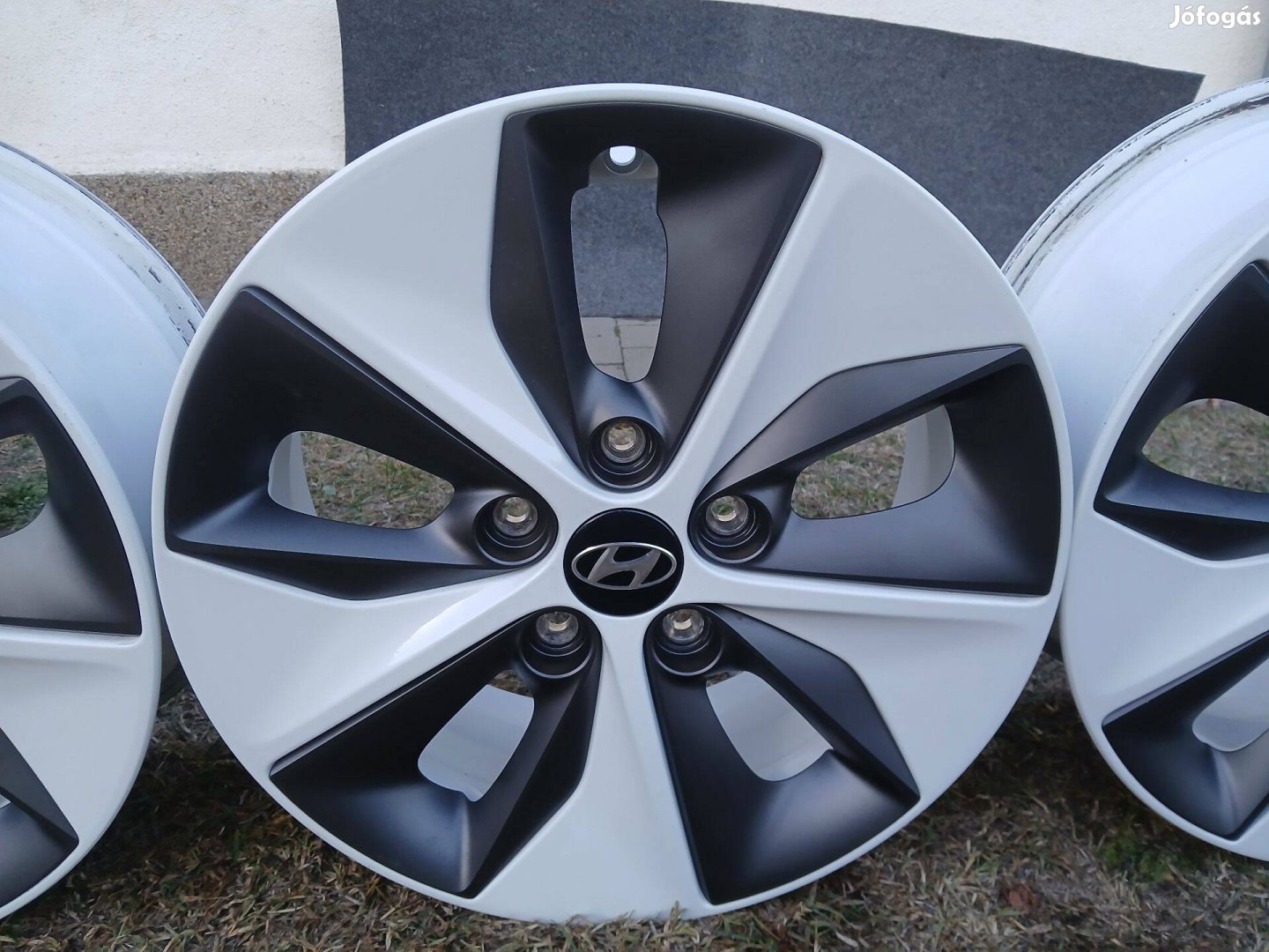 4db Újszerű gyári fehér Hyundai Ioniq 16" alufelni felni 5x114.3