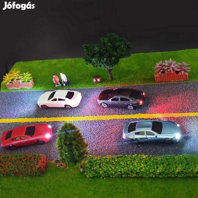 4db Világító Modell Autó LED-es! - 1160 N _x_