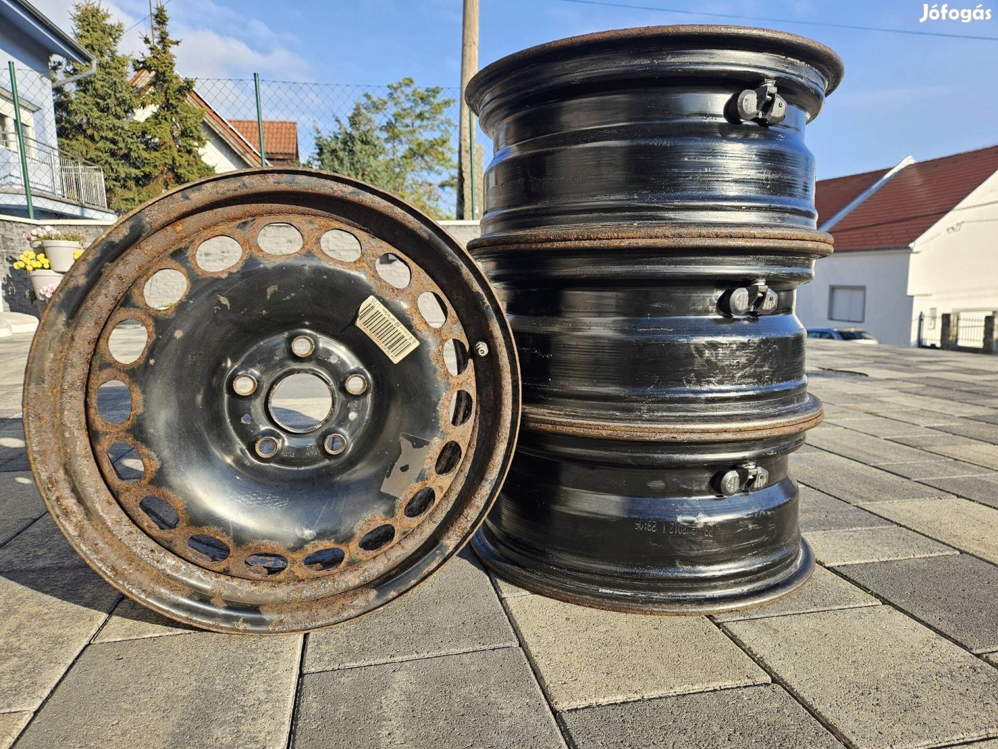 4db Vw 16" 5x112 lemezfelni Nyomásmérő szenzorral