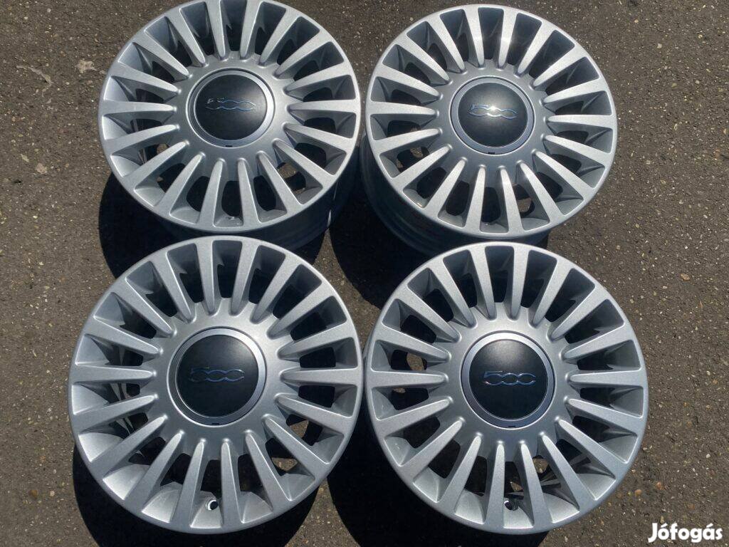 4db gyári 15 Fiat 500 alufelni. (3832)