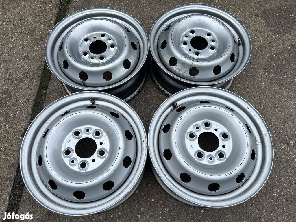 4db gyári 15" Fiat - Peugeot - Citroen acélfelni. (232)