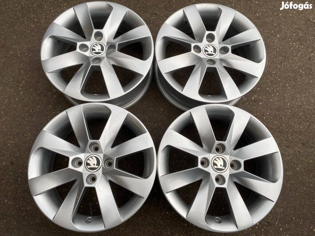 4db gyári 15" Skoda Citigo - VW UP alufelni. ("3581")