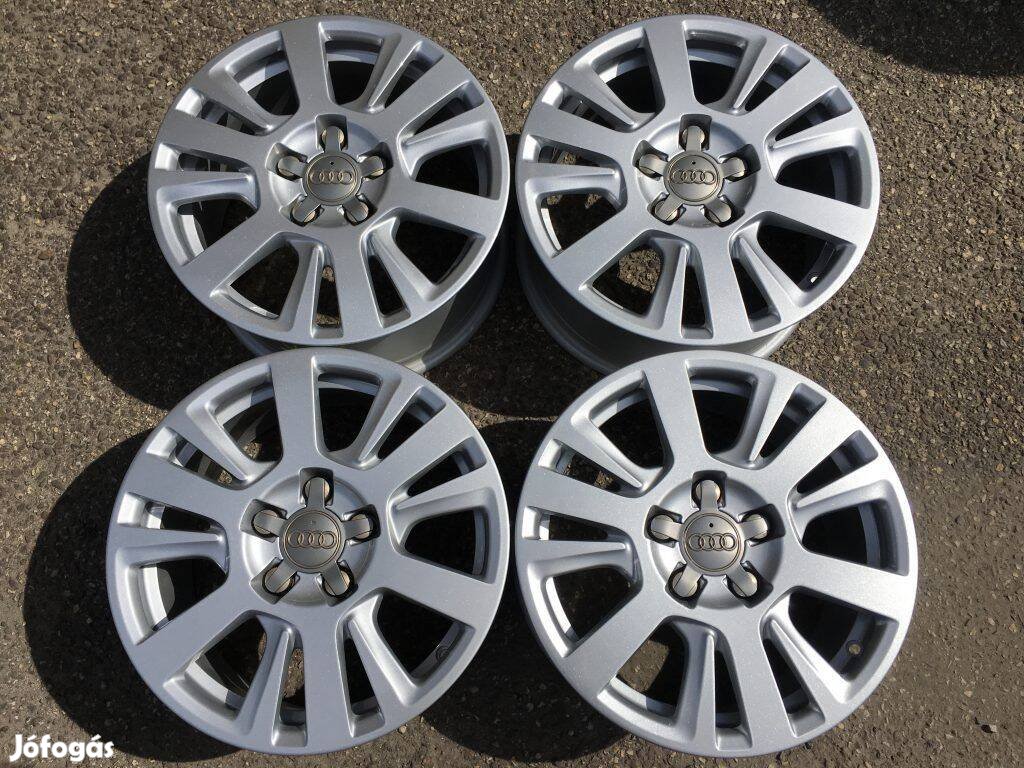 4db gyári 16 Audi A6-A4 alufelni. ("812")