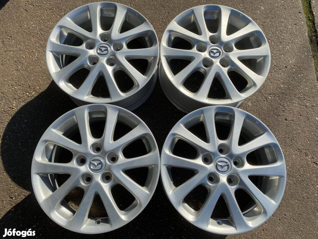 4db gyári 16 Mazda alufelni. (3700)