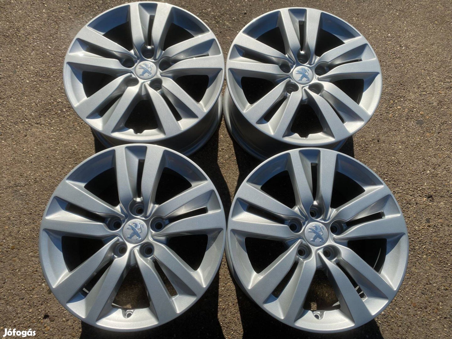 4db gyári 16 Peugeot 308 508 alufelni. (4124)
