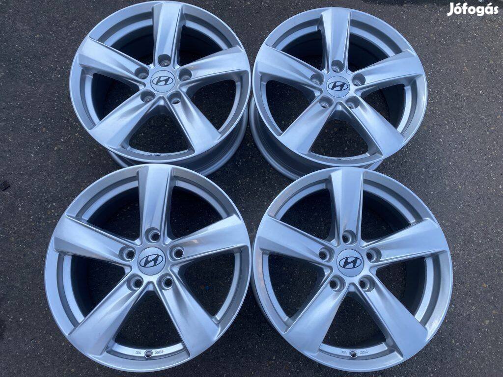 4db gyári 16" Hyundai alufelni. (3167)