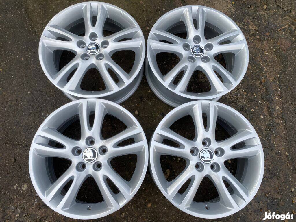 4db gyári 16" Skoda Fabia alufelni. (*3677*)
