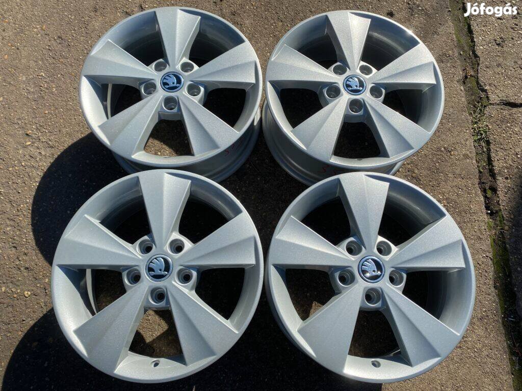 4db gyári 16" Skoda Octavia alufelni. (*3540*)