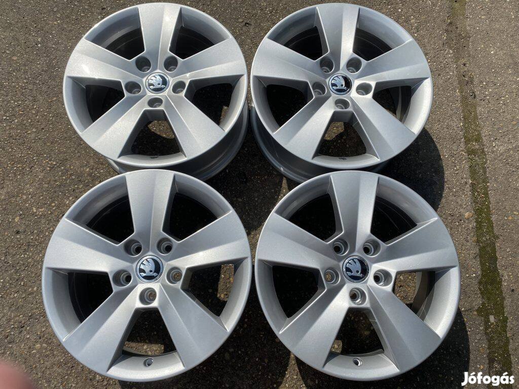 4db gyári 16" Skoda Superb alufelni. (*2987*)