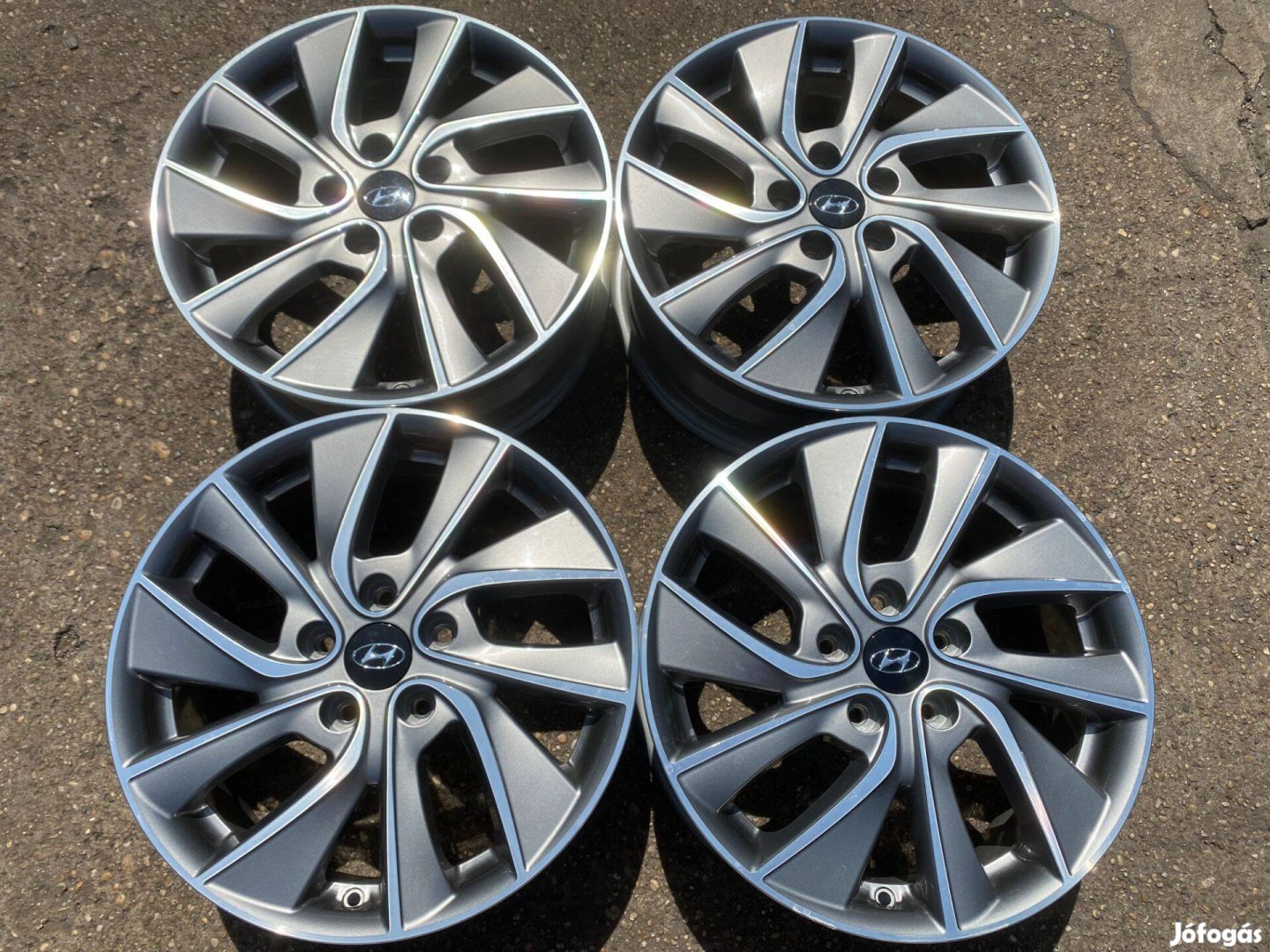 4db gyári 17" Hyundai i30 alufelni. (3965)