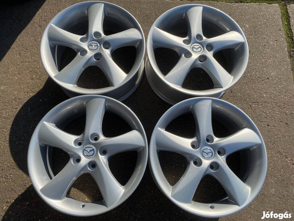 4db gyári 17" Mazda 3 - 6 alufelni. ("3735")