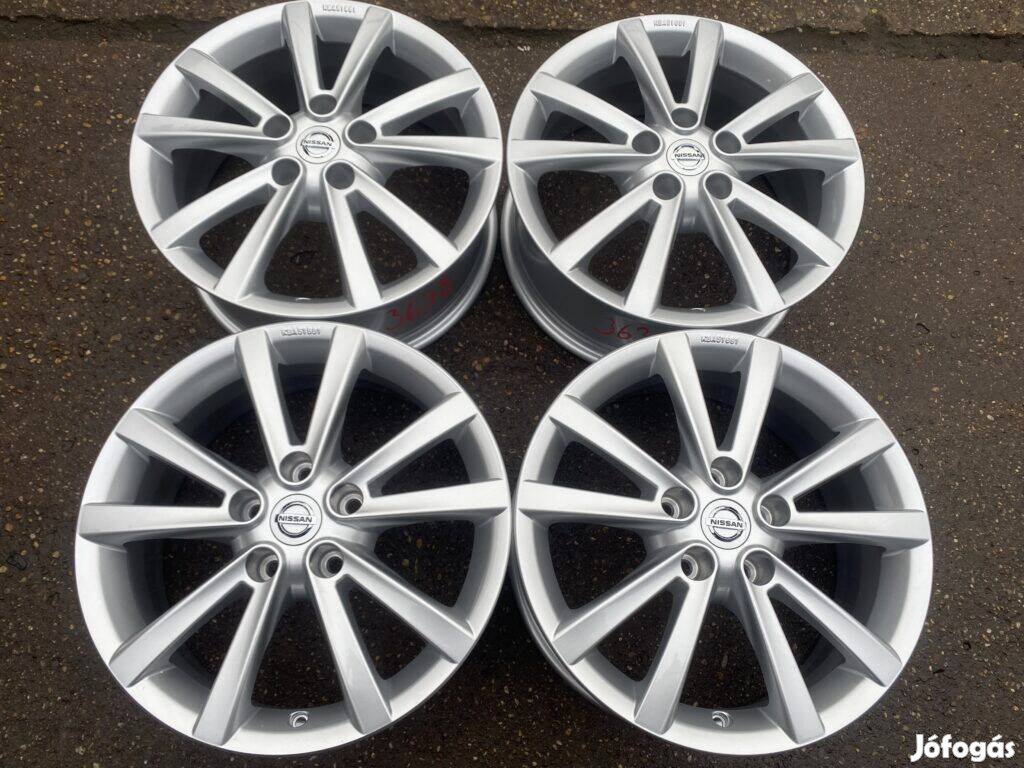 4db gyári 17" Nissan DEMO alufelni. (*3638*)