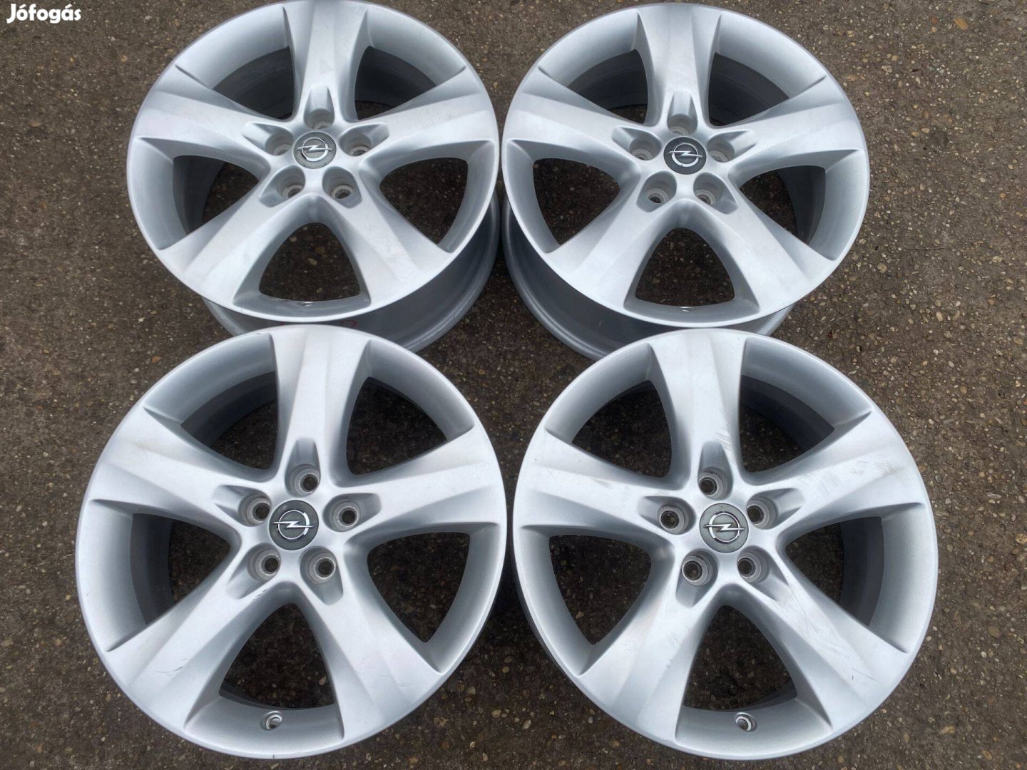 4db gyári 17" Opel Astra J - K alufelni. (4168)