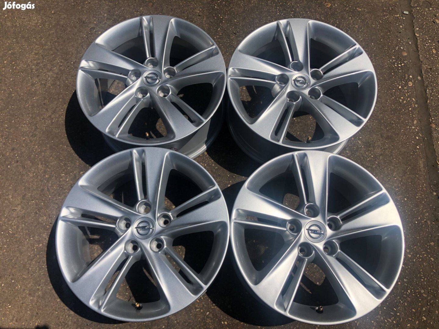 4db gyári 17" Opel Astra J - Zafira - Insignia alufelni. (3929)