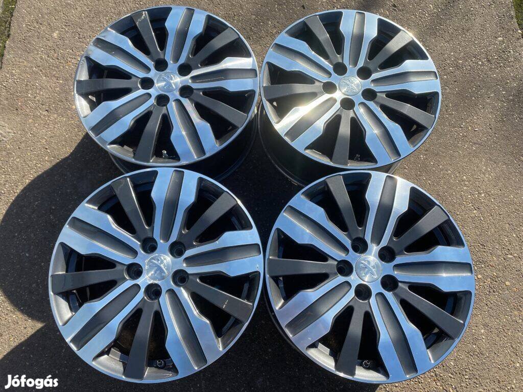 4db gyári 17" Peugeot 308 - 508 alufelni. ("3692")