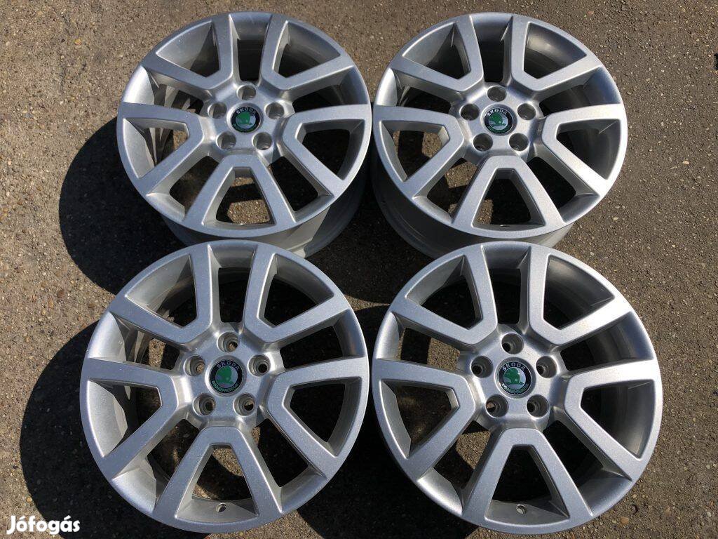 4db gyári 17" Skoda alufelni. (*1204*)