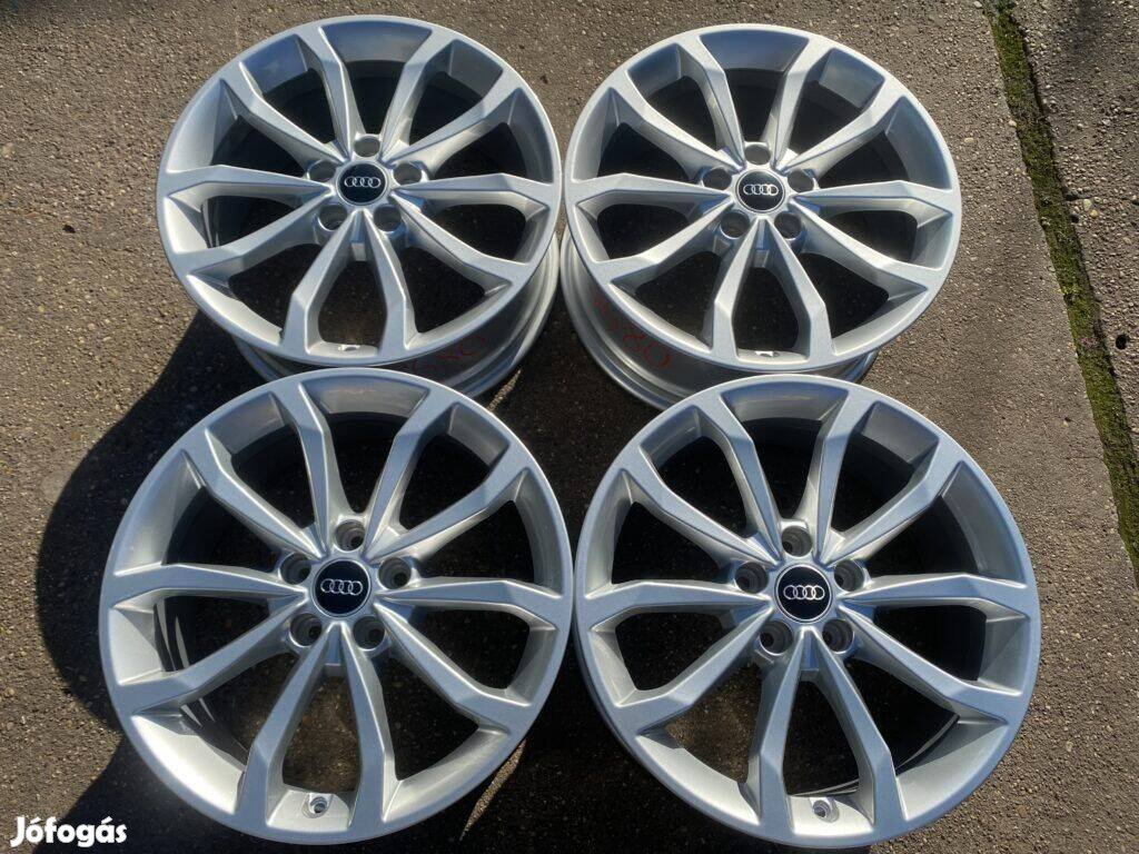 4db gyári 18 Audi A4 B9 alufelni. (3680)