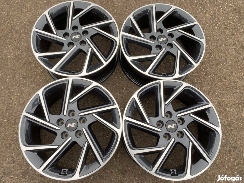 4db gyári 18 Hyundai i30 N-Line alufelni. (3643)