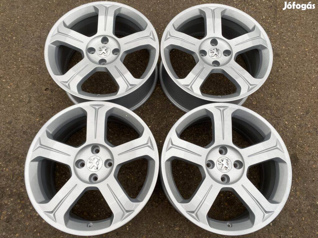 4db gyári 18 Peugeot 308 alufelni. (3640)