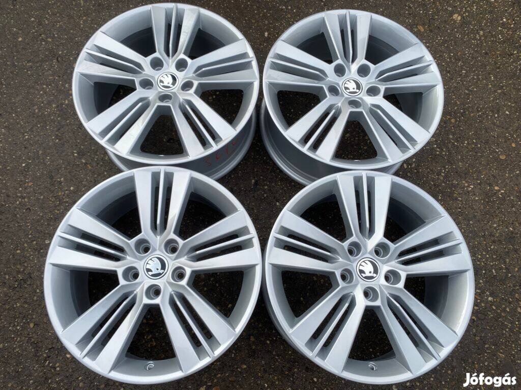 4db gyári 18 Skoda Octavia alufelni. (3676)