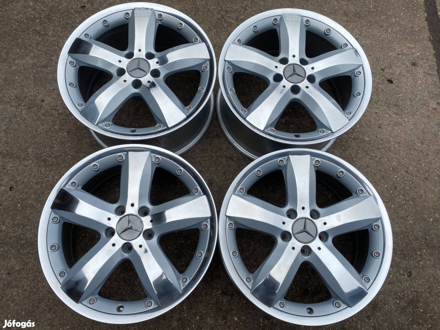 4db gyári 18" Mercedes-Benz CLK alufelni. (3492)