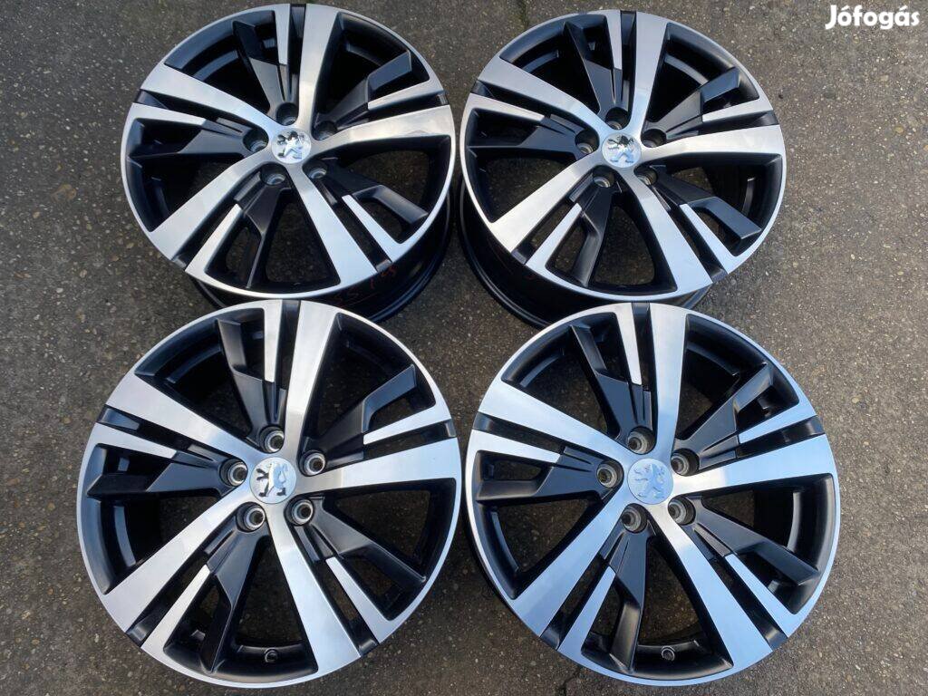 4db gyári 18" Peugeot 508 - 5008 - 3008 - 4008 alufelni. (*3519*)