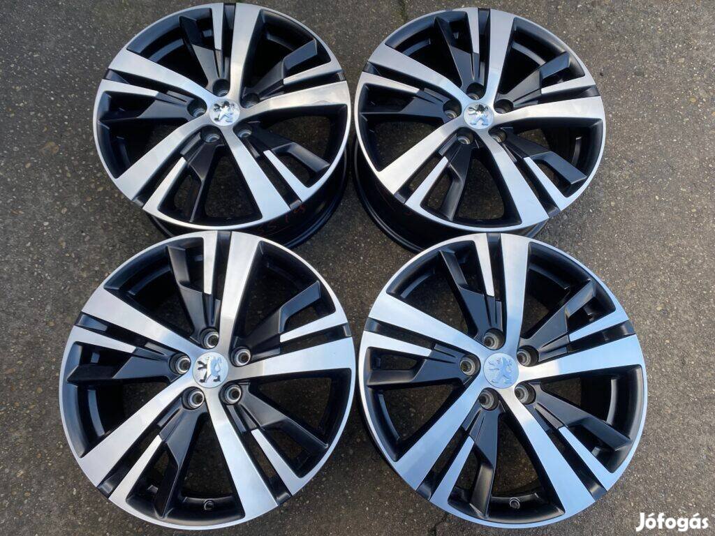 4db gyári 18" Peugeot 508 - 5008 - 3008 - 4008 alufelni. (*3519*)