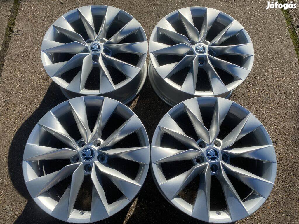 4db gyári 19 Skoda Superb Octavia Kodiaq alufelni. (3679)