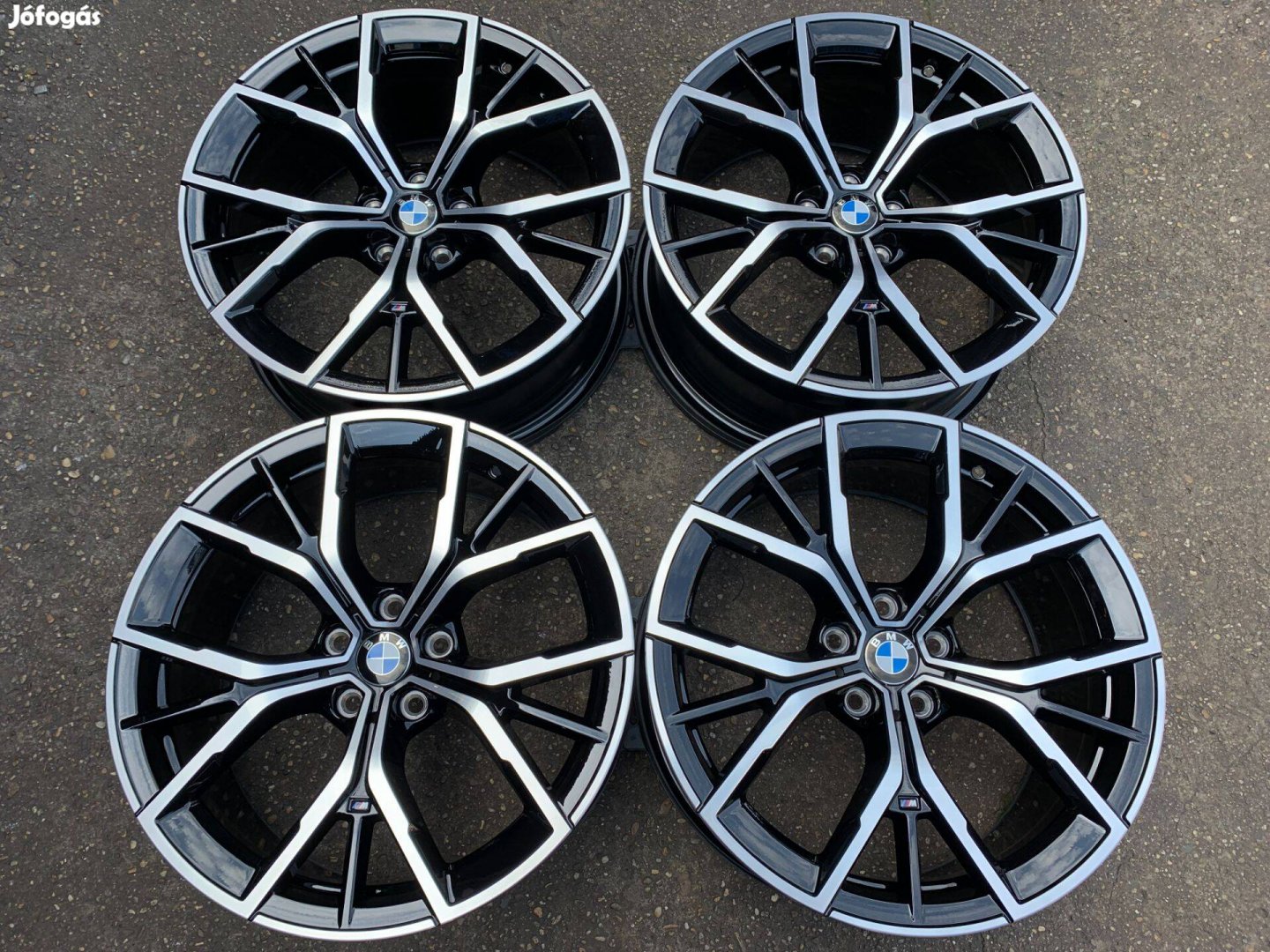 4db gyári 19" BMW 5 G30 Styling 845M új alufelni. (2493)