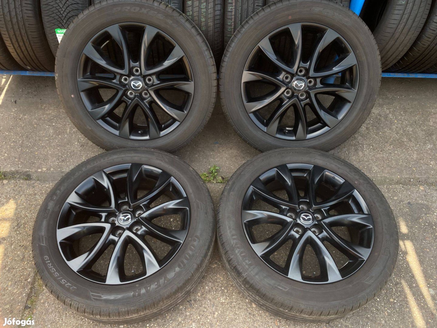 4db gyári 19" Mazda CX-5 szerelt kerék. (3667330)