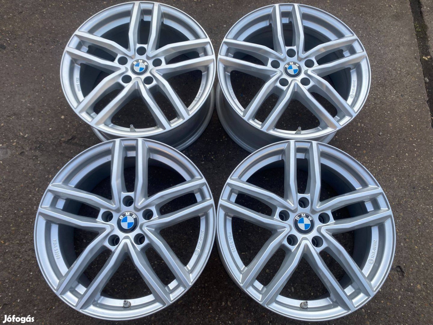 4db gyári Dezent 17" BMW 3 G20 - 5 G30 alufelni. (3572)