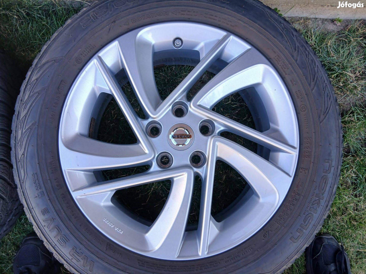 4db gyári Nissan Qashqai alufelni felni téli gumikkal 17" 5x114.3