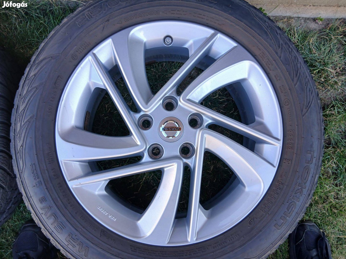 4db gyári Nissan Qashqai alufelni felni téli gumikkal 17" 5x114.3