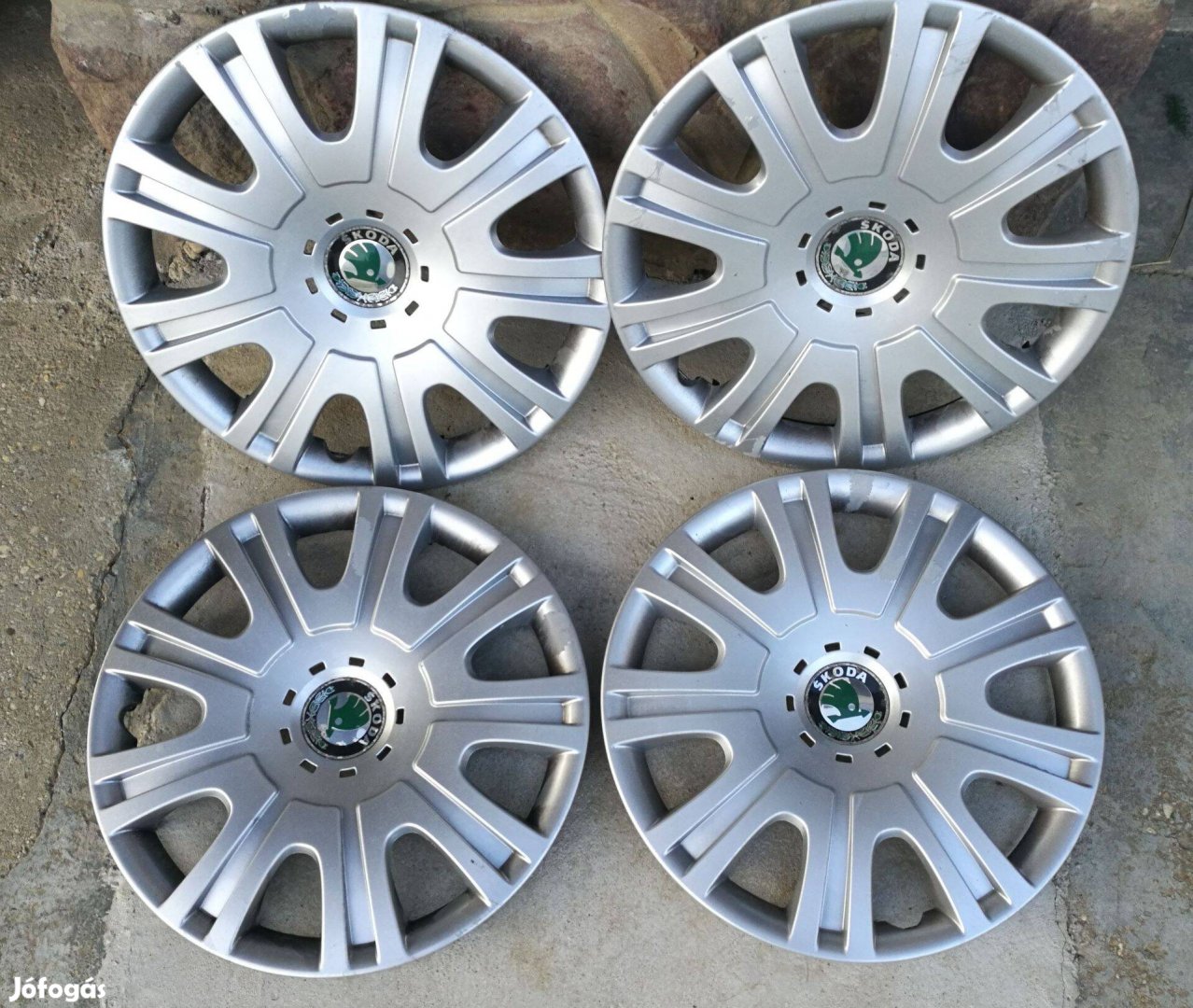 4db gyári Skoda 15 collos disztárcsa eladó