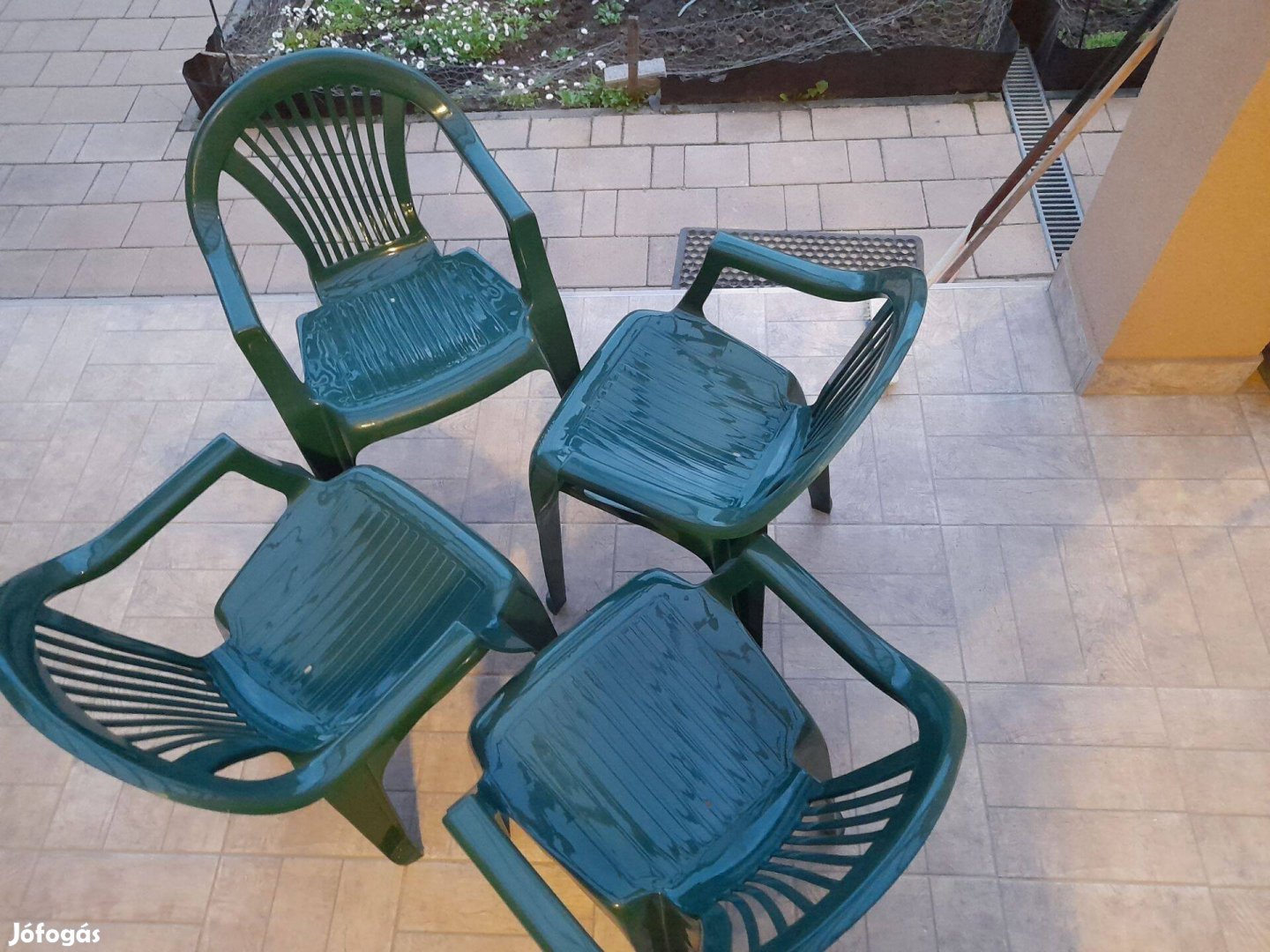4db kerti szék műanyag Új magyar termék